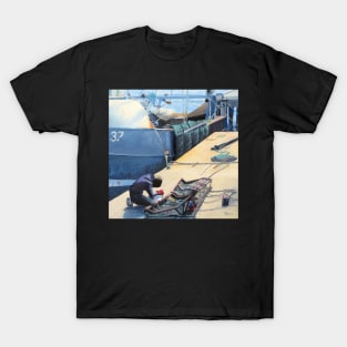 Boat Repairs - Weymouth Harbour T-Shirt